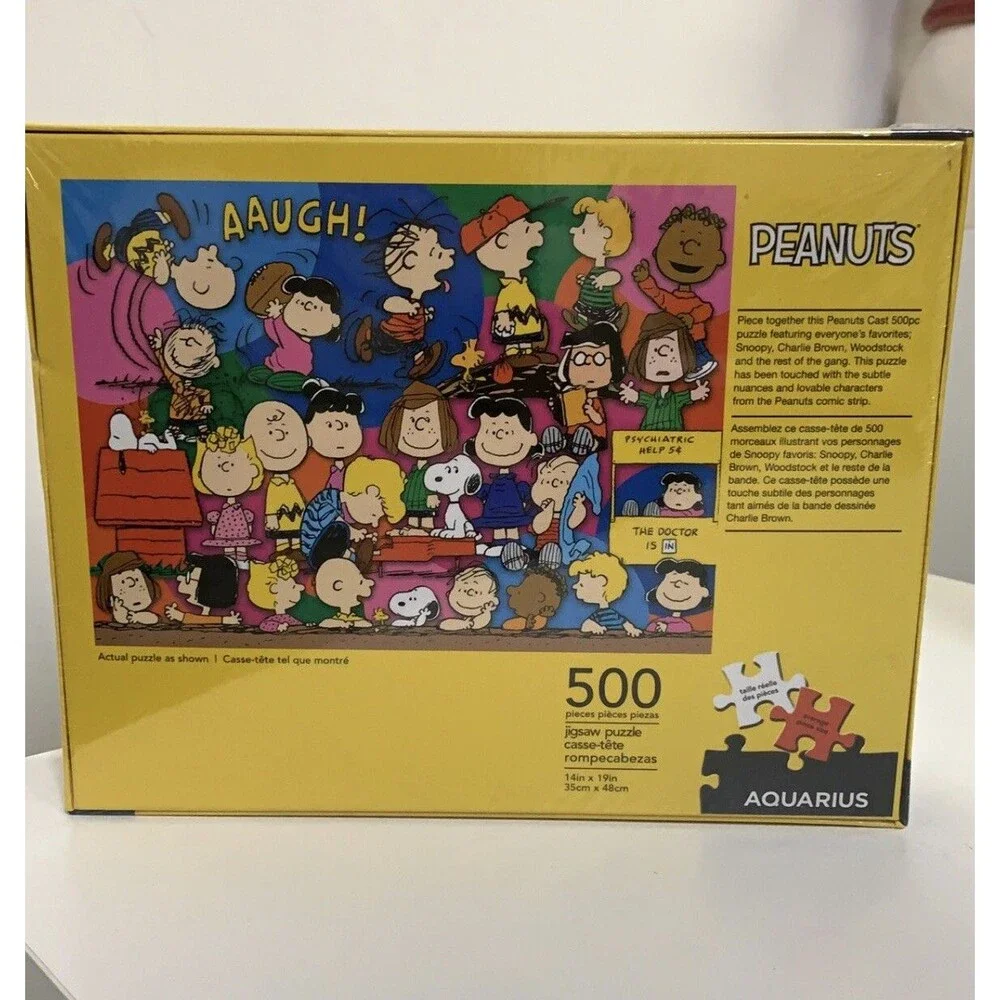 Peanuts Characters Jigsaw Puzzle 500 Piece 14' x 19